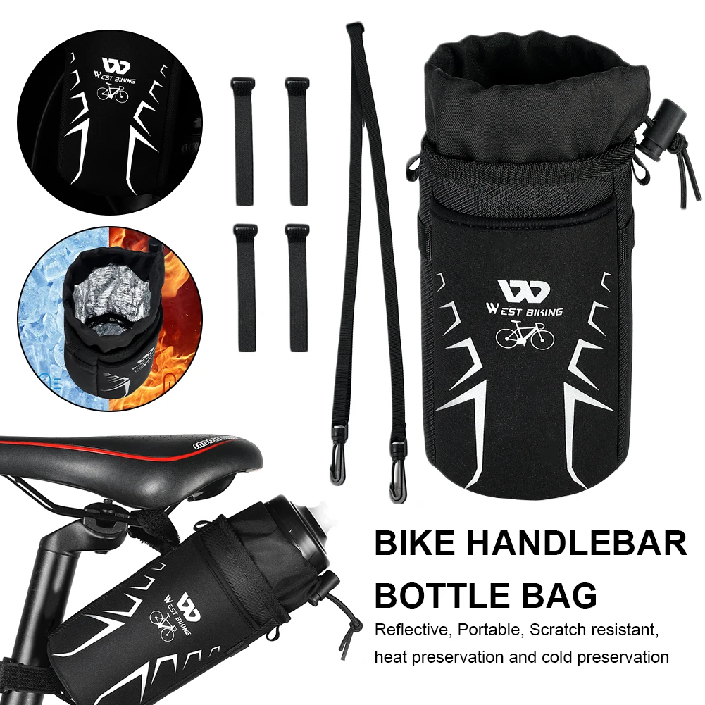 1.5L MTB Bicycle Water Bottle Cup Holder Cooler Tote Bag Bike Handlebar Front Tube Bottle Insulation Pouch Outdoor Cycling
1.5L MTB Bicycle Water Bottle Cup Holder Cooler Tote Bag Bike Handlebar Front Tube Bottle Insulation Pouch Outdoor Cycling