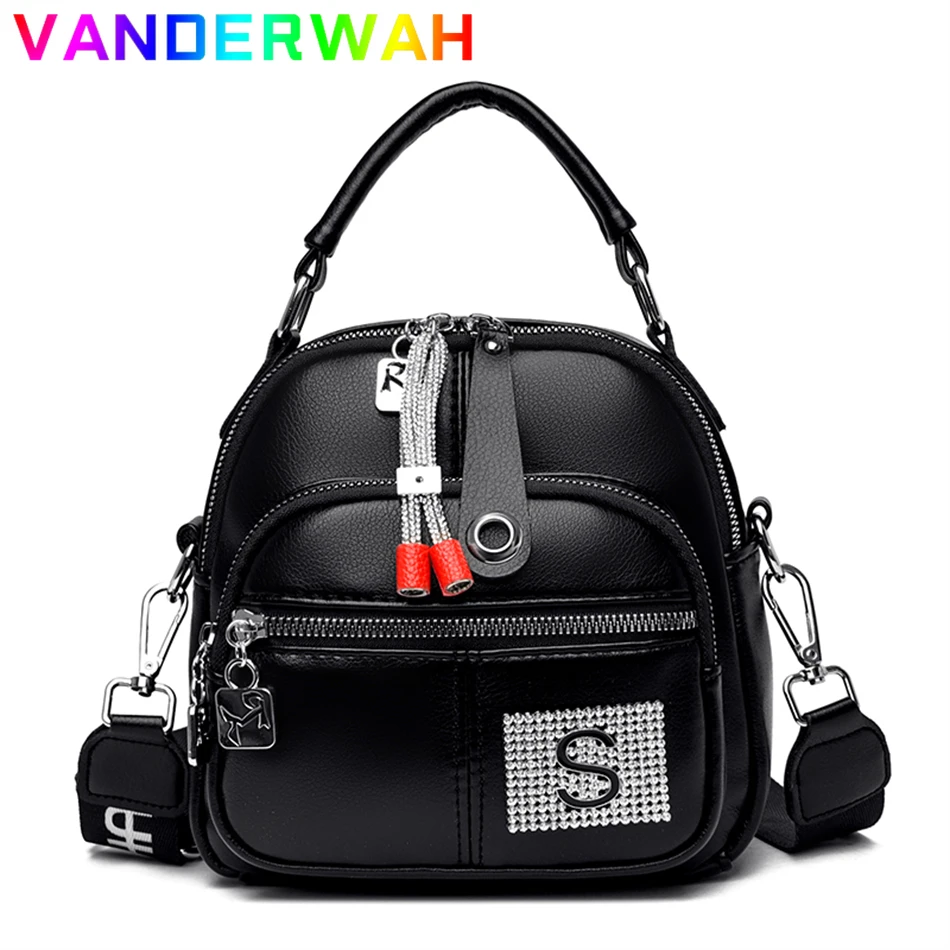 Small Backpacks for School Teenagers Girls Fashion Diamond Designer Pu Leather Travel Bagpack Multifunction Women's Shoulder Bag
Small Backpacks for School Teenagers Girls Fashion Diamond Designer Pu Leather Travel Bagpack Multifunction Women's Shoulder Bag
