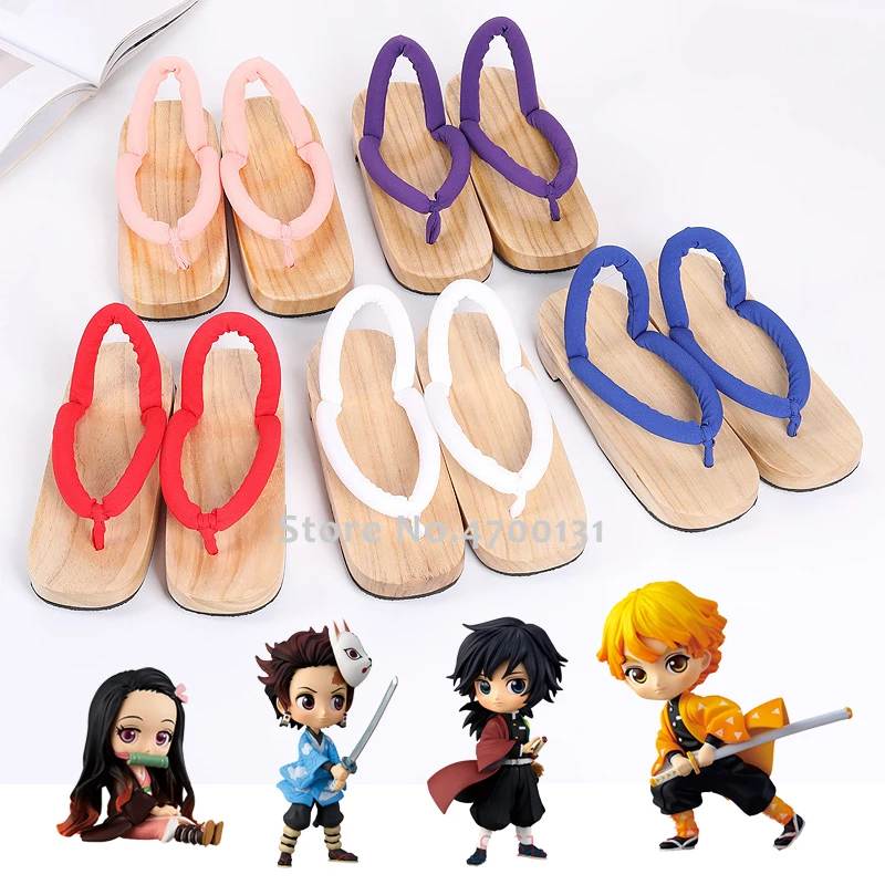 Anime Cosplay Kimetsu No Yaiba Kimono Wooden Shoes Hatsune Miki Party Oriental Flip Flop Japanese Traditional Geta Clogs Sandals
Anime Cosplay Kimetsu No Yaiba Kimono Wooden Shoes Hatsune Miki Party Oriental Flip Flop Japanese Traditional Geta Clogs Sandals