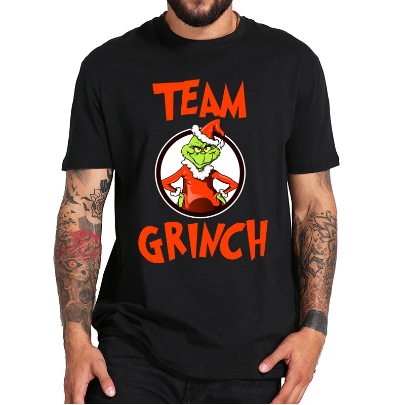 Футболка Team Grinch с забавным мультяшным аниме, Счастливого Рождества, модная футболка, повседневная Высококачественная Мужская футболка с кр...
Футболка Team Grinch с забавным мультяшным аниме, Счастливого Рождества, модная футболка, повседневная Высококачественная Мужская футболка с кр...