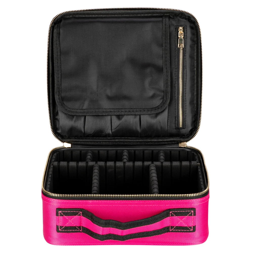 Professional Large Capacity Makeup Organizer Case Multilayer Portable Travel Makeup Bag Strap Rose Red Pink Cosmetic Bag
Professional Large Capacity Makeup Organizer Case Multilayer Portable Travel Makeup Bag Strap Rose Red Pink Cosmetic Bag
