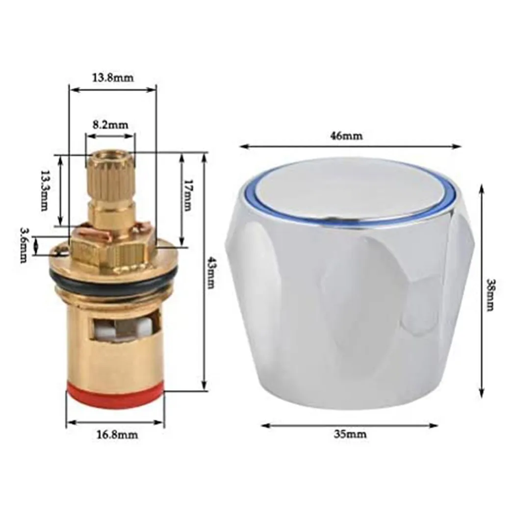 2 Pcs Round Tap Reviver Conversion Kit 1/2\" Replacement Heads Thread Basin Sink Washer Tap Heads As The Picture Show
2 Pcs Round Tap Reviver Conversion Kit 1/2\" Replacement Heads Thread Basin Sink Washer Tap Heads As The Picture Show