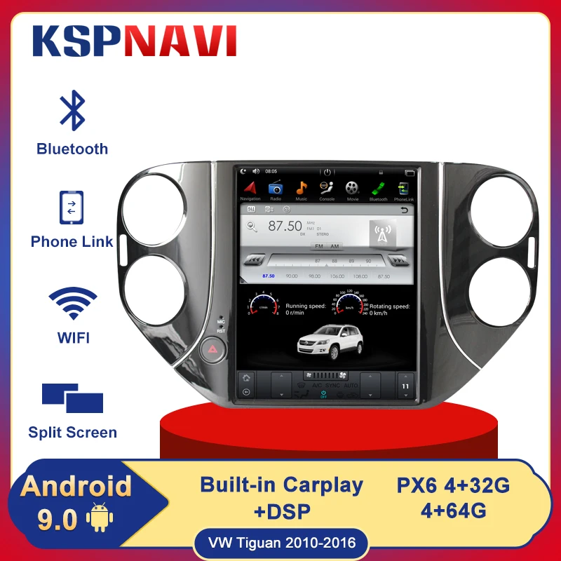KSPIV Car Radio For VW Tiguan 2010-2016 Multimedia Player in Dash Android Auto Wireless Carplay 4G GPS Navigation WIFI Head Unit
KSPIV Car Radio For VW Tiguan 2010-2016 Multimedia Player in Dash Android Auto Wireless Carplay 4G GPS Navigation WIFI Head Unit