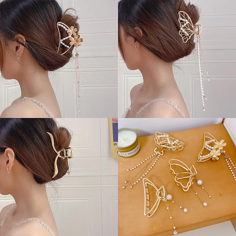 Large Flap Hair Claws Elegant Vintage Plastic Hairpins Barrette Crab Hair Clips Headwear for Women Girls Hair Accessories
Large Flap Hair Claws Elegant Vintage Plastic Hairpins Barrette Crab Hair Clips Headwear for Women Girls Hair Accessories
