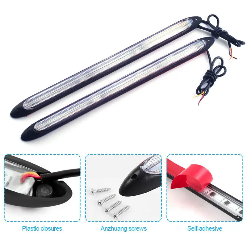 Daytime Running Light Fog Light Running Signal Turn 48LED Driving Lamp 15.5cm x 2cm
Daytime Running Light Fog Light Running Signal Turn 48LED Driving Lamp 15.5cm x 2cm
