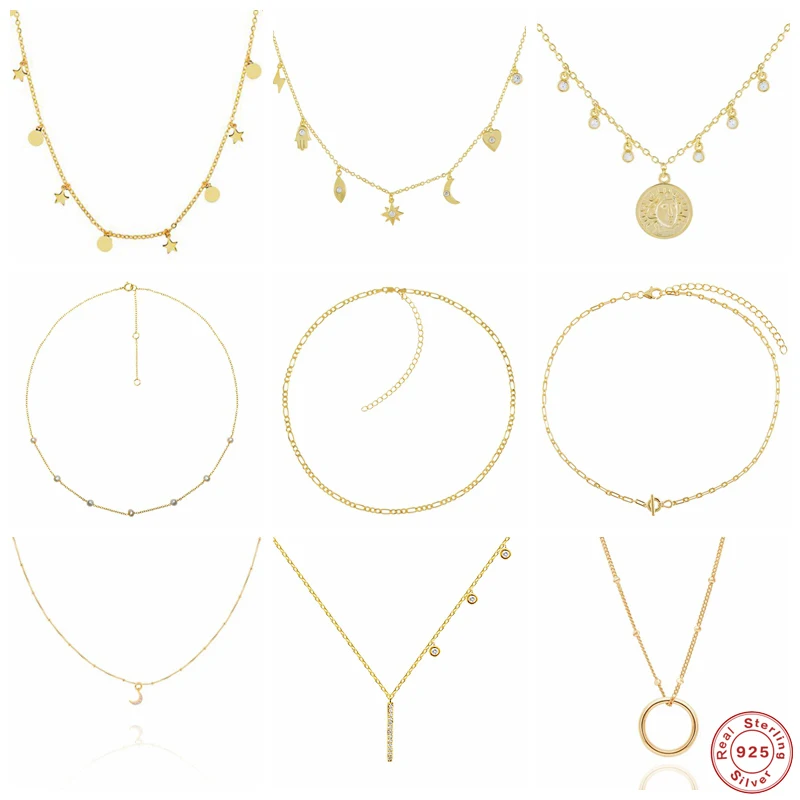 Aide 925 Sterling Silver Star Moon Charm Pendant Necklaces For Women Luxury Cubic Zirconia Beads Charm Choker Party Fine Jewelry
Aide 925 Sterling Silver Star Moon Charm Pendant Necklaces For Women Luxury Cubic Zirconia Beads Charm Choker Party Fine Jewelry