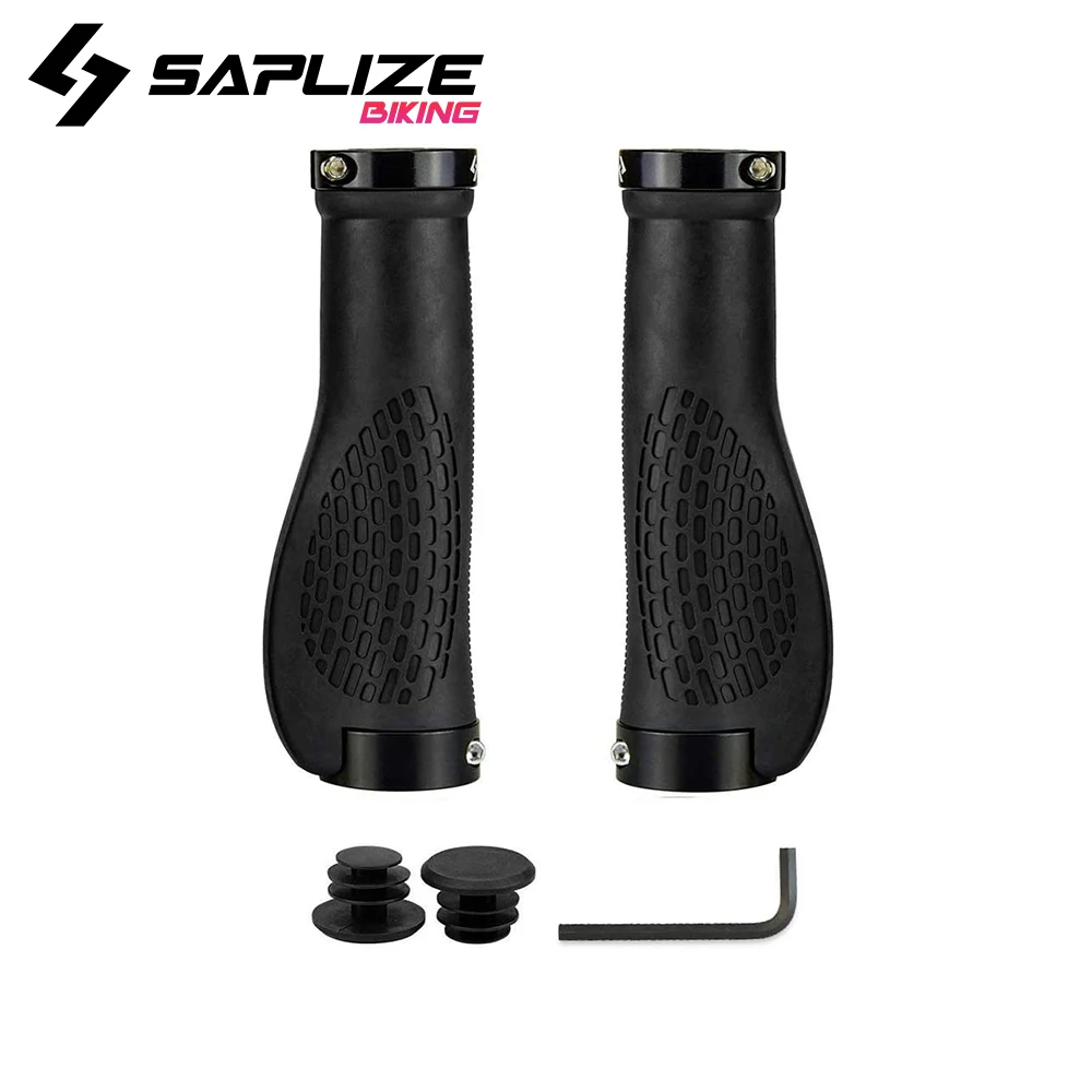 SAPLIZE Bike Handlebar Grips, Multi Colors/Design Optional, Ergonomic Design, Aluminum Double Lock-on, Mountain Bike Grips, MTB
SAPLIZE Bike Handlebar Grips, Multi Colors/Design Optional, Ergonomic Design, Aluminum Double Lock-on, Mountain Bike Grips, MTB