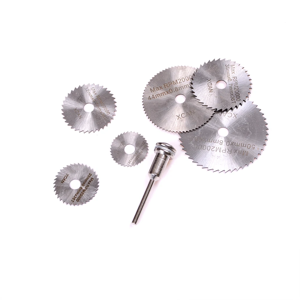 7 PCS HSS Rotary Tool Circular Saw Blades Cutting Discs Mandrel For Cut Off Tool Parts 22 /25 /32 /35 /44 /50mm Wholesale
7 PCS HSS Rotary Tool Circular Saw Blades Cutting Discs Mandrel For Cut Off Tool Parts 22 /25 /32 /35 /44 /50mm Wholesale