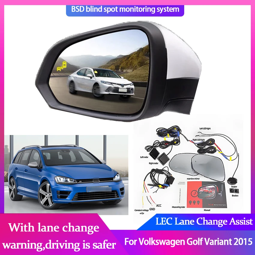 Car Blind Spot Mirror Radar Detection System for Volkswagen Golf Variant 2015 BSD BSA BSM Microwave Spot Monitor Radar Detectors
Car Blind Spot Mirror Radar Detection System for Volkswagen Golf Variant 2015 BSD BSA BSM Microwave Spot Monitor Radar Detectors
