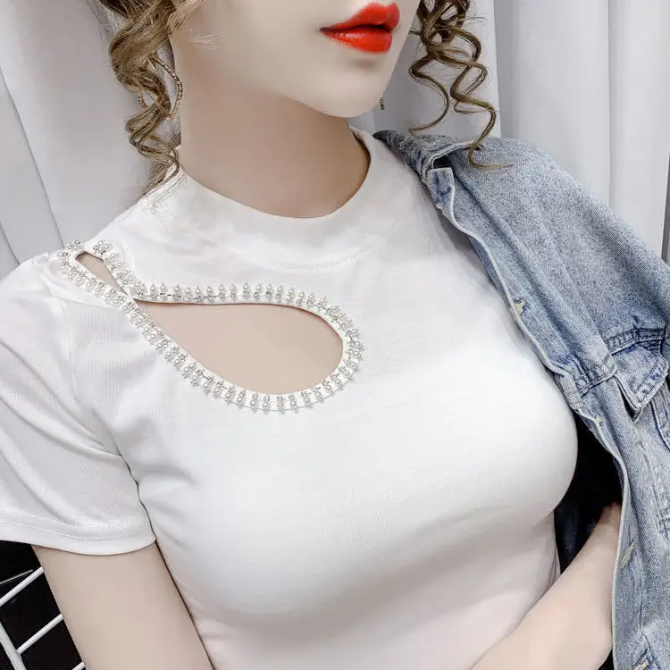 Cotton T Shirts Women Solid Puff Short Sleeve Tops Summer 2021 Casual Tees Slim Sexy Crop Tops Basic Ladies Tshirts Streetwear
Cotton T Shirts Women Solid Puff Short Sleeve Tops Summer 2021 Casual Tees Slim Sexy Crop Tops Basic Ladies Tshirts Streetwear