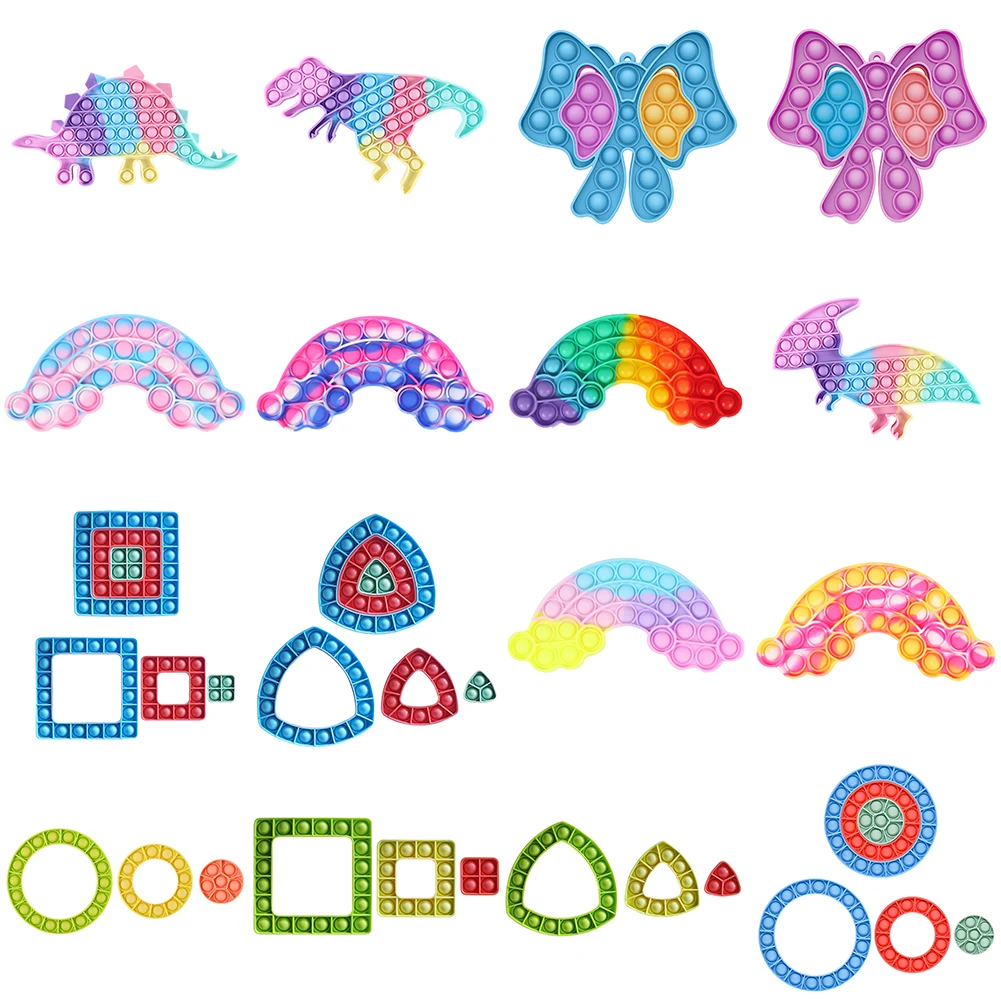 Relief Stress Autism Macaron Dinosaur Push Bubble Sensory Decompression Kid Toy Special Anti-Stress Game Stress Relief
Relief Stress Autism Macaron Dinosaur Push Bubble Sensory Decompression Kid Toy Special Anti-Stress Game Stress Relief