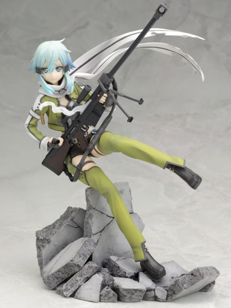 Anime Sword Art Online II Gun Gale online GGO Asada Shino Sinon Phantom Bullet Ver. PVC Action Figure Collectible Doll Toys New
Anime Sword Art Online II Gun Gale online GGO Asada Shino Sinon Phantom Bullet Ver. PVC Action Figure Collectible Doll Toys New