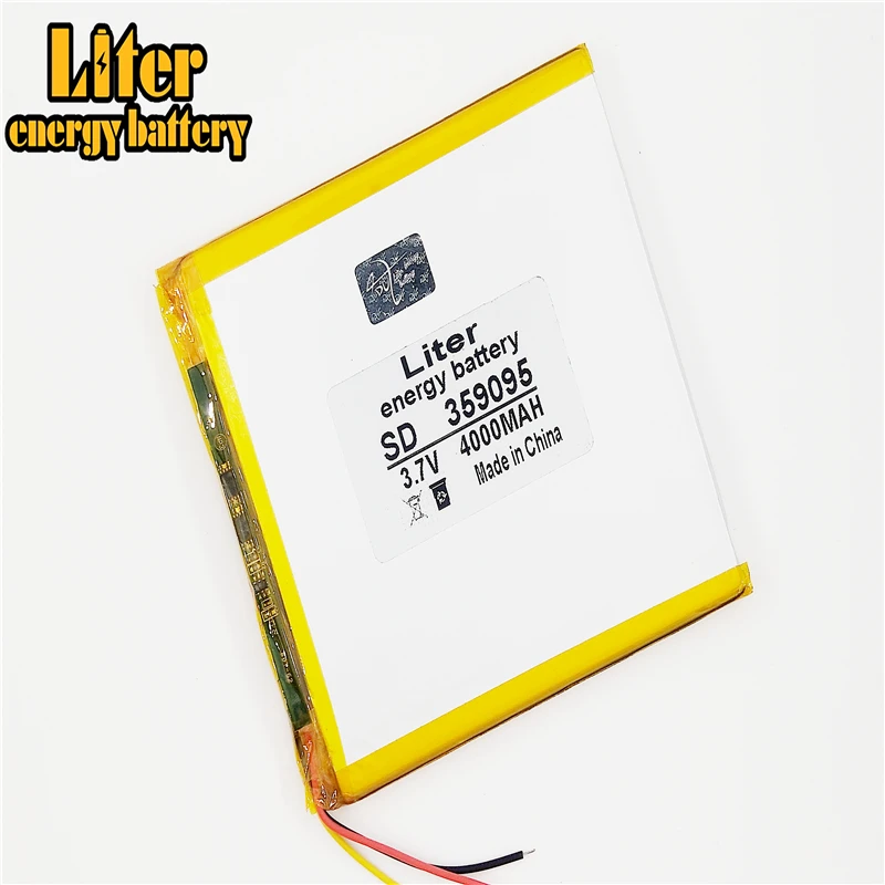 Фото 3 line 3.7 V 4000 mah tablet battery gm lithium polymer 359095 Li-ion for MP3 MP4 | Digital Batteries