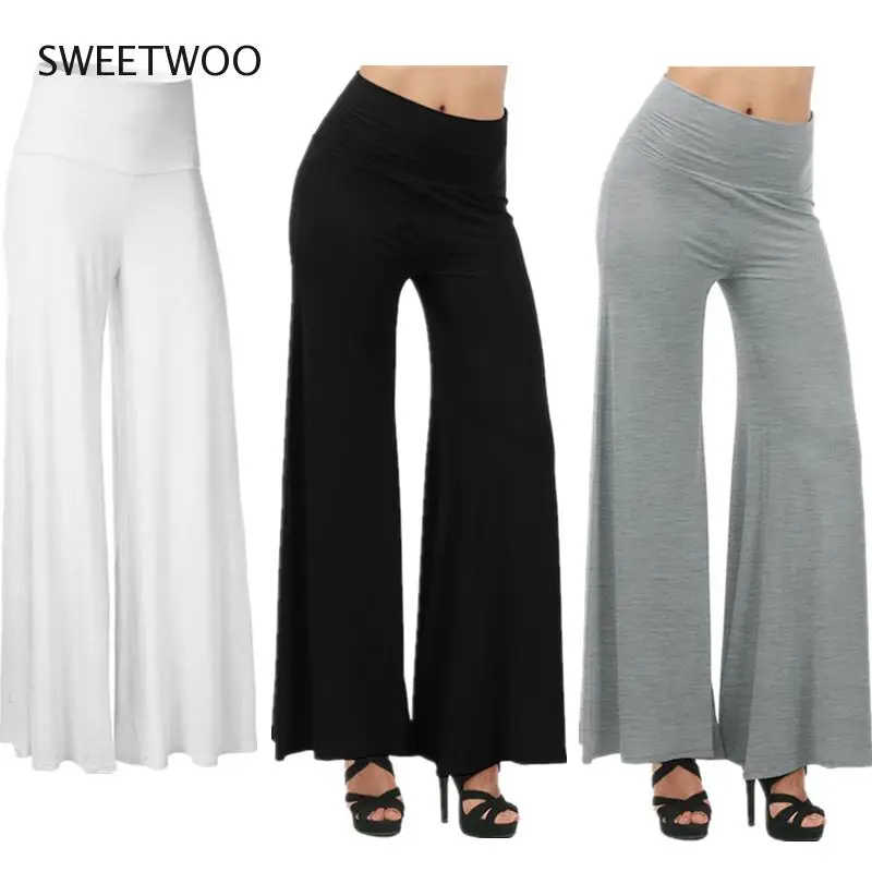 Autumn High Waist Pants Elegant Female Lady Women's Palazzo Flared Wide Killer Legs Pants OL Wide Leg Ladies Long Trousers
Autumn High Waist Pants Elegant Female Lady Women's Palazzo Flared Wide Killer Legs Pants OL Wide Leg Ladies Long Trousers