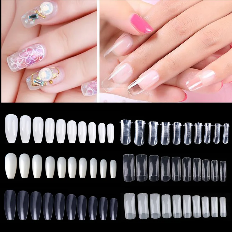 False Nail Tips Nature Clear Nail Art Display Practice Tools Fake Nails Design Finger Extension Manicure Acrylic UV Gel Polish 
False Nail Tips Nature Clear Nail Art Display Practice Tools Fake Nails Design Finger Extension Manicure Acrylic UV Gel Polish