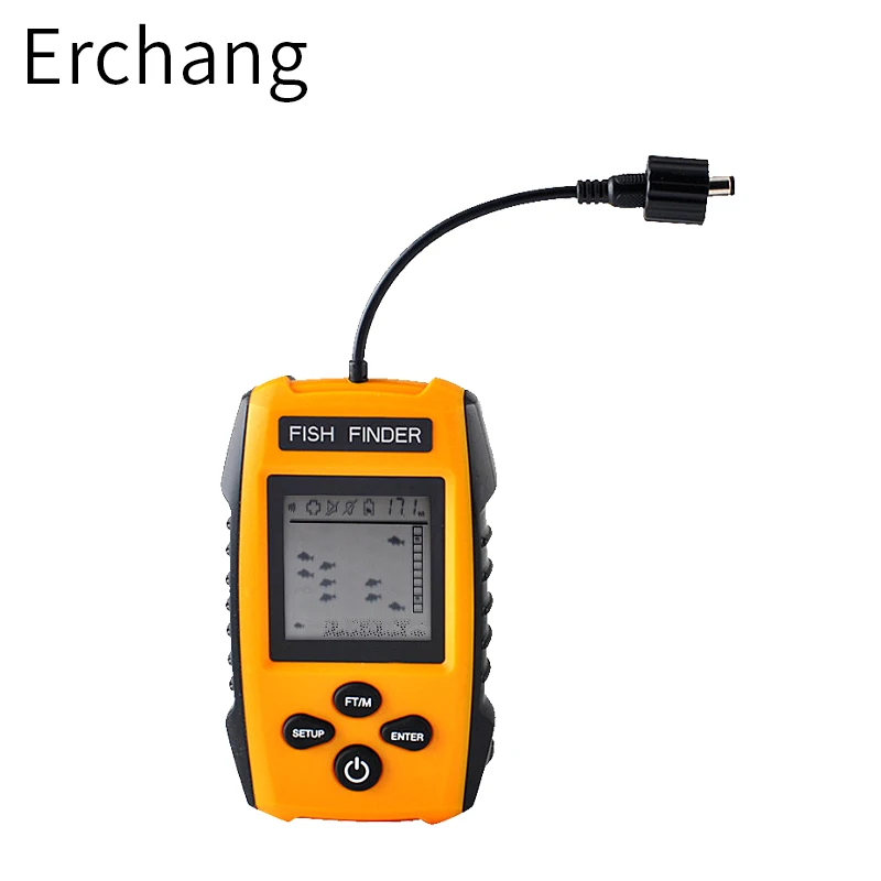 Erchang Portable Fish Finder Echo Sounder 100M Sonar LCD Echo Sounders Fishfinder Echo sounder for fishing
Erchang Portable Fish Finder Echo Sounder 100M Sonar LCD Echo Sounders Fishfinder Echo sounder for fishing