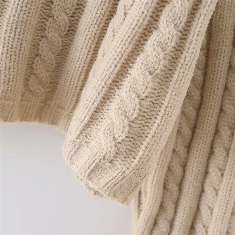 Chu Sau Beauty Women's New Casual Multicolor O-Neck Short Twist Sweater Autumn&Winter Ladies Fashion All-Match Warm Knitted Tops
Chu Sau Beauty Women's New Casual Multicolor O-Neck Short Twist Sweater Autumn&Winter Ladies Fashion All-Match Warm Knitted Tops