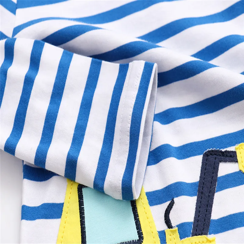 Jumping meters New Autumn Spring Boys T shirts Cotton Stripe Children's Long Sleeve Tees Tops Fashion Kids Boys Clothes
Jumping meters New Autumn Spring Boys T shirts Cotton Stripe Children's Long Sleeve Tees Tops Fashion Kids Boys Clothes
