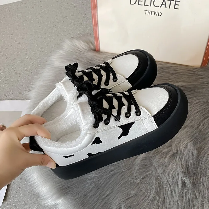 Women's Casual Shoes, Lace-up, Thick-soled and Velvet Sneakers, Comfortable and Lightweight Outdoor Warm Women's Shoes 2021
Women's Casual Shoes, Lace-up, Thick-soled and Velvet Sneakers, Comfortable and Lightweight Outdoor Warm Women's Shoes 2021