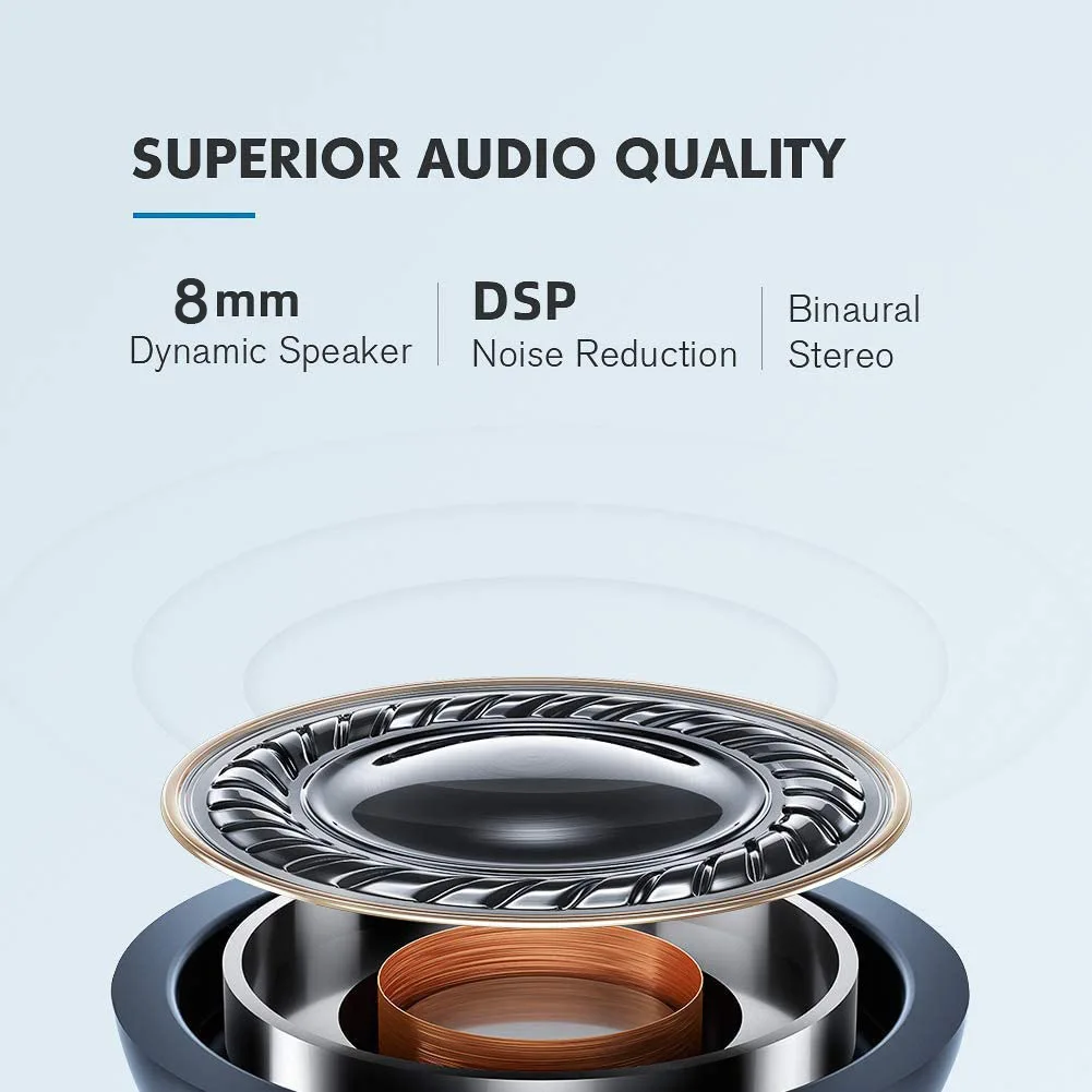 TWS Bluetooth 5 0 наушники беспроводные наушники-вкладыши с шумоподавлением