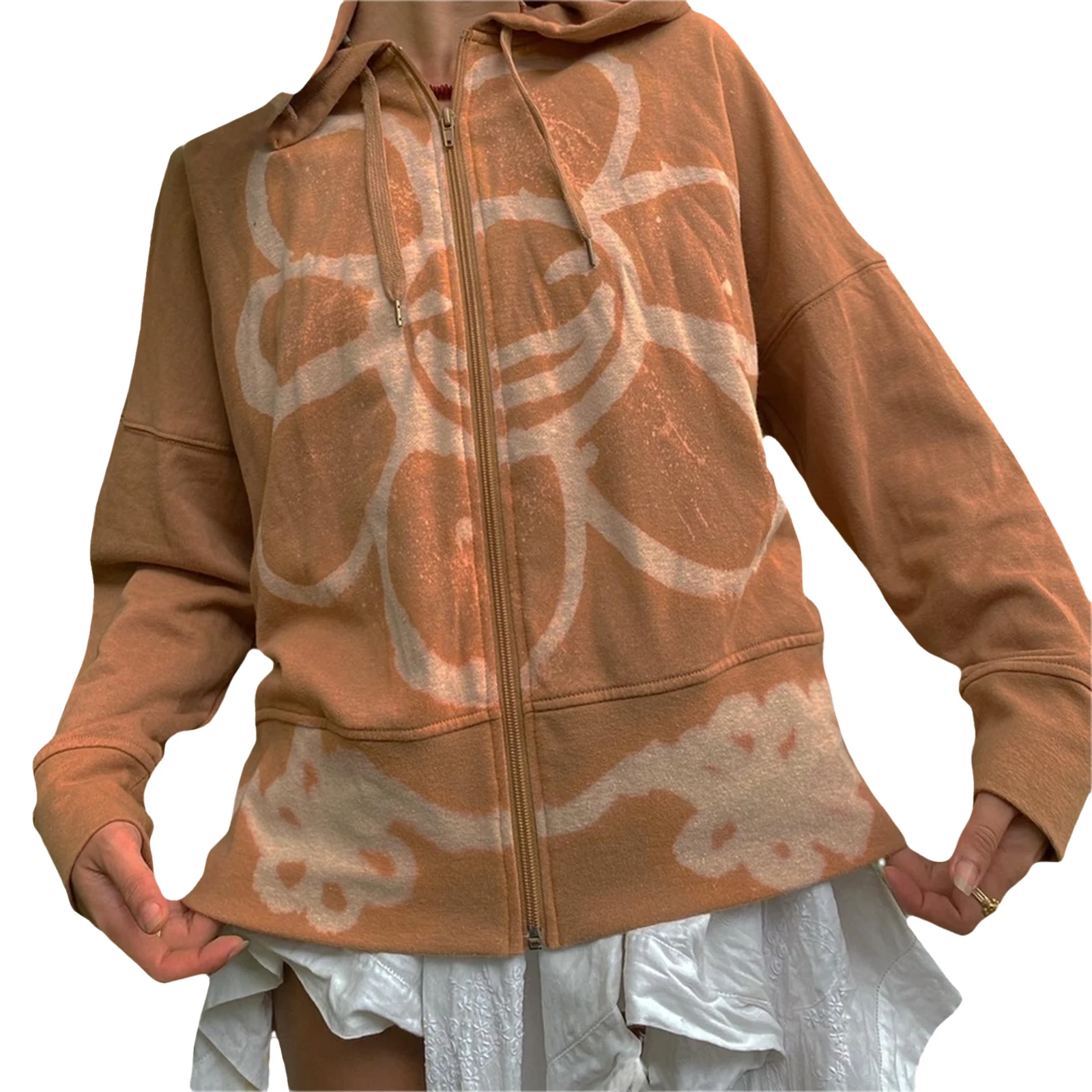 Autumn Women Casual Hip Pop Hoodies Sweatshirt Cropped Tops Adults Ladies Printed Long Sleeve Cardigans with Drawstring Coat
Autumn Women Casual Hip Pop Hoodies Sweatshirt Cropped Tops Adults Ladies Printed Long Sleeve Cardigans with Drawstring Coat