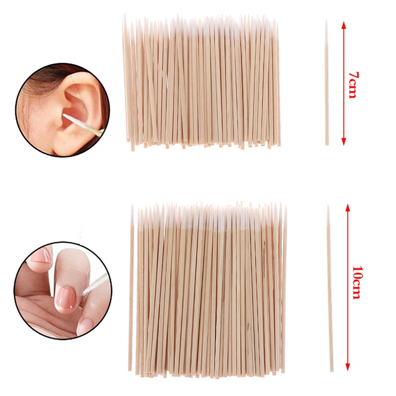 500 Disposable Wood Sticks Cotton Swabs Eyelash Extension Glue Removing Tools New
500 Disposable Wood Sticks Cotton Swabs Eyelash Extension Glue Removing Tools New