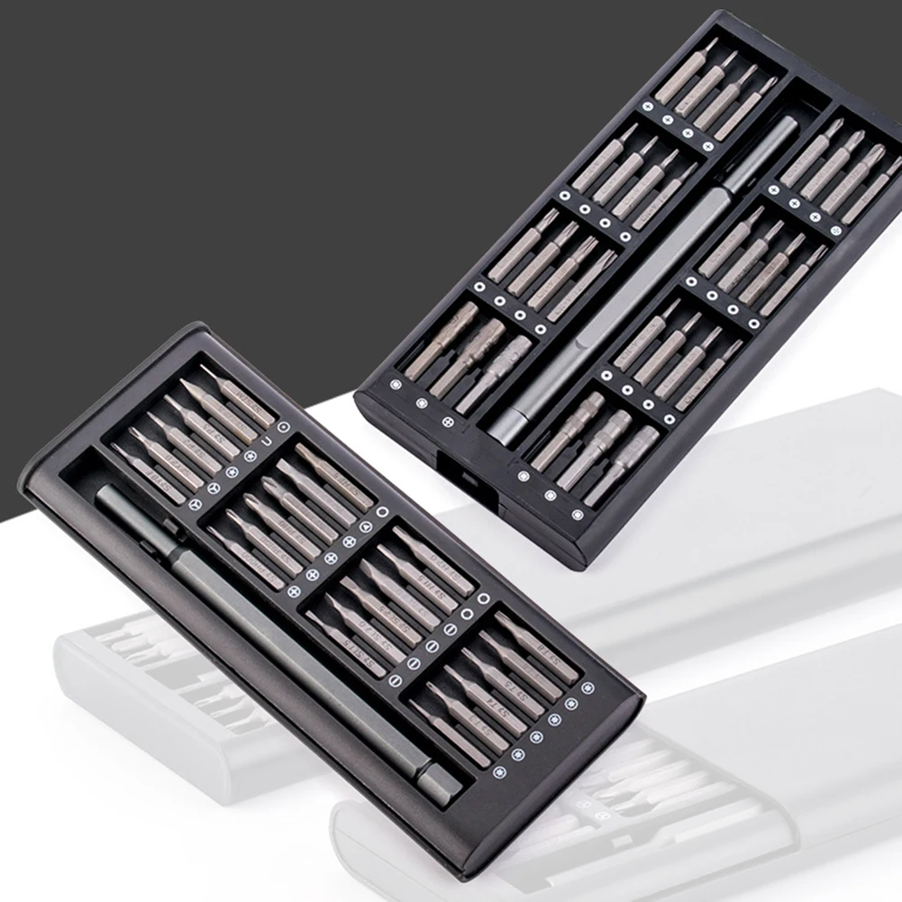 Precision Screwdriver Set Cr-V Steel Magnetic Driver and Bits Electronics Repair Tool Kit for Phones Computers Watches
Precision Screwdriver Set Cr-V Steel Magnetic Driver and Bits Electronics Repair Tool Kit for Phones Computers Watches