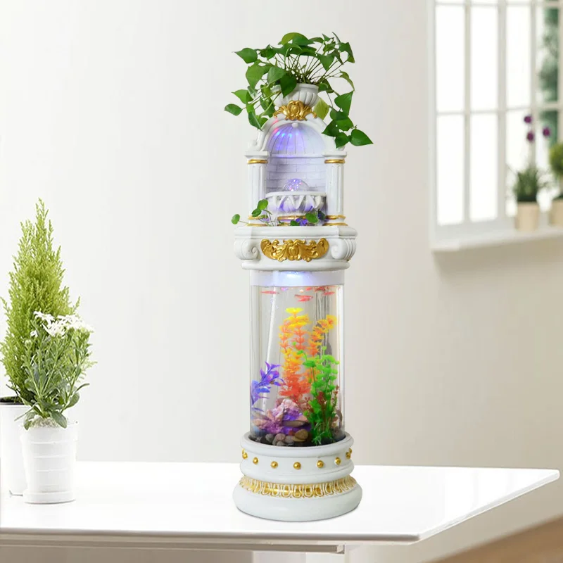 Acrylic Fish Globe Decoration Household Small European Creative Water Fountain Decorative Landscaping
Acrylic Fish Globe Decoration Household Small European Creative Water Fountain Decorative Landscaping