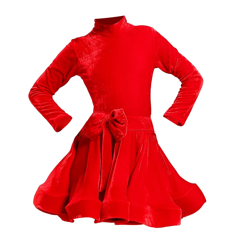 Children Dance Skirt Winter Lading Dance Practice Serve Long Sleeve Lading Dance Show Performance Suit Girl Match Clothing
Children Dance Skirt Winter Lading Dance Practice Serve Long Sleeve Lading Dance Show Performance Suit Girl Match Clothing