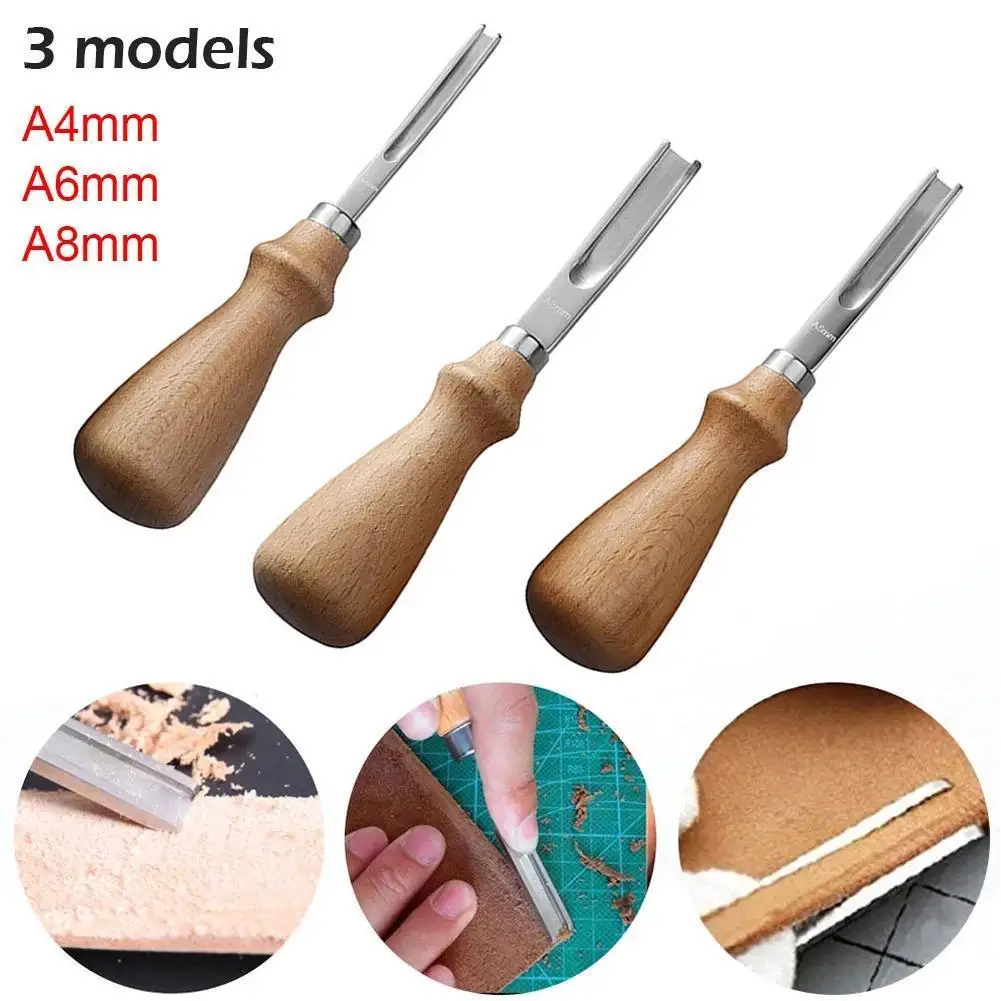 1PC Practical Leather Craft Edge Beveler Peeling Bevel Knife Handmade DIY Cutting Hand Craft Tool With Wood Handle 4mm 6mm 8mm
1PC Practical Leather Craft Edge Beveler Peeling Bevel Knife Handmade DIY Cutting Hand Craft Tool With Wood Handle 4mm 6mm 8mm