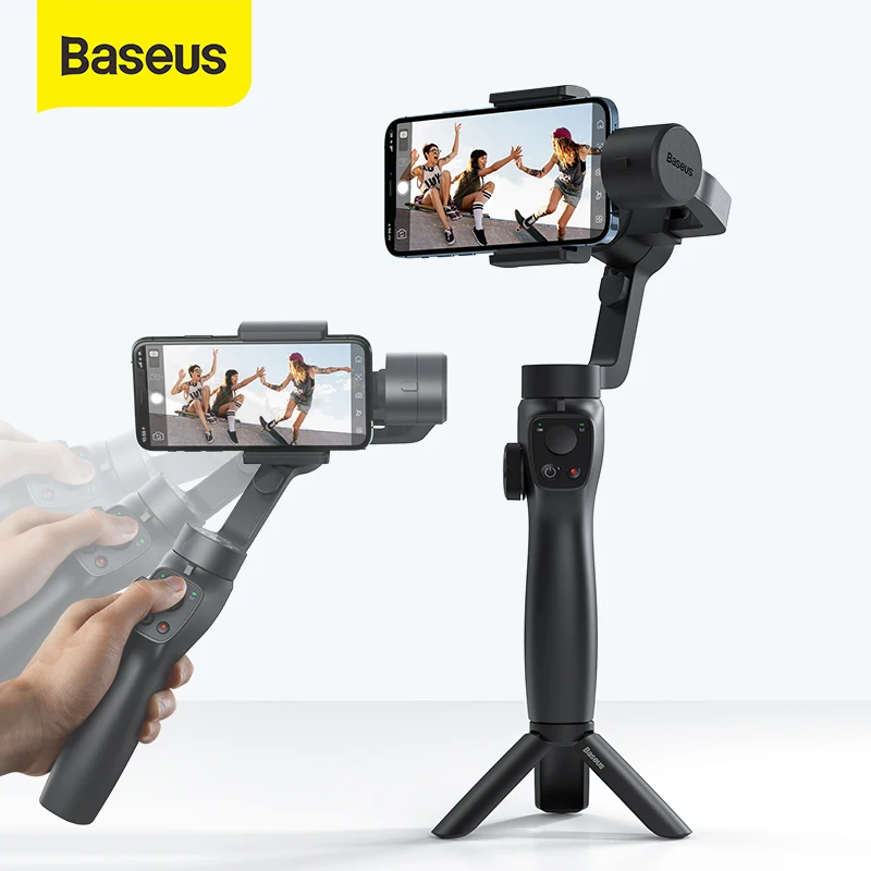Baseus 3-Axis Handheld Gimbal Wireless Bluetooth Phone Gimbal Stabilizer for iPhone Tripod Gimbal Smartphone Stabilizer Gimbal
Baseus 3-Axis Handheld Gimbal Wireless Bluetooth Phone Gimbal Stabilizer for iPhone Tripod Gimbal Smartphone Stabilizer Gimbal