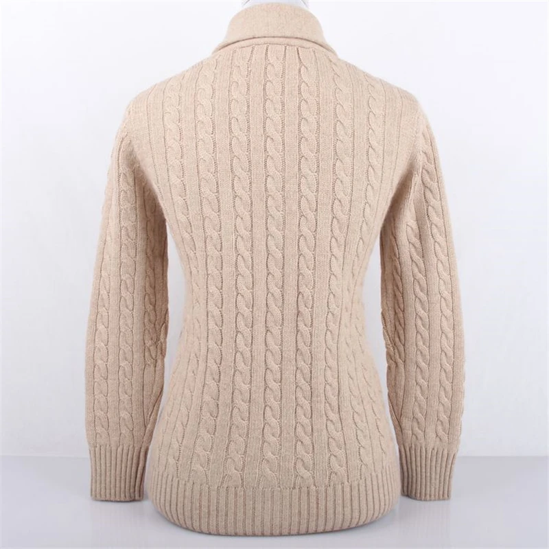 pure goat cashmere twisted knit women thick cardigan sweater coat suits collar S-4XL wholesale retail
pure goat cashmere twisted knit women thick cardigan sweater coat suits collar S-4XL wholesale retail