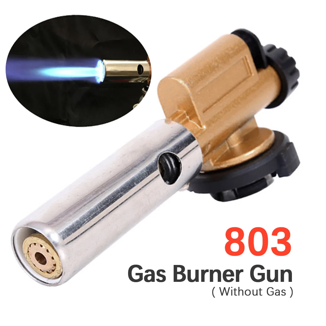 Butan Gas Burner Gun 20mm Nozzle Electronic Ignition Copper Flame Maker Torch For Outdoor Camping Picnic BBQ Welding Equipment
Butan Gas Burner Gun 20mm Nozzle Electronic Ignition Copper Flame Maker Torch For Outdoor Camping Picnic BBQ Welding Equipment