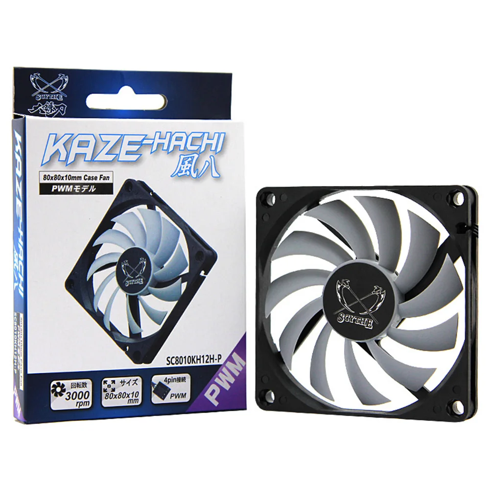 KH12H-P 8cm Computer PC Case Thin Fan 4 Pin 3000RPM Adjustable Speed Temperature Control Chassis PWM Heatsink Cooler
KH12H-P 8cm Computer PC Case Thin Fan 4 Pin 3000RPM Adjustable Speed Temperature Control Chassis PWM Heatsink Cooler