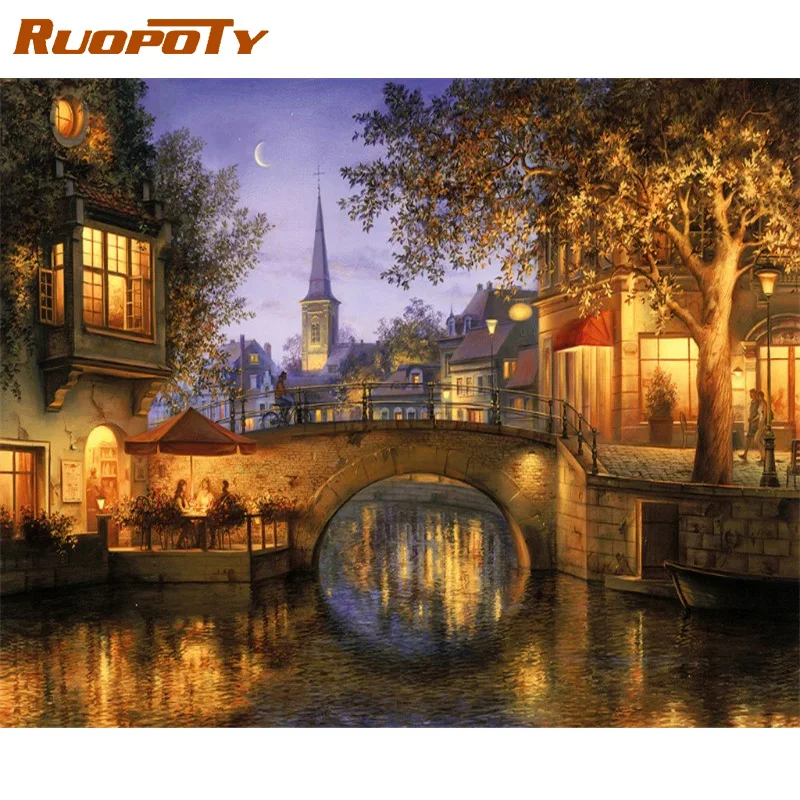 RUOPOTY Frame DIY City Night Oil Painting By Numbers Kits Modern Wall Art Canvas Painting Acrylic Coloring By Numbers Diy Gift
RUOPOTY Frame DIY City Night Oil Painting By Numbers Kits Modern Wall Art Canvas Painting Acrylic Coloring By Numbers Diy Gift
