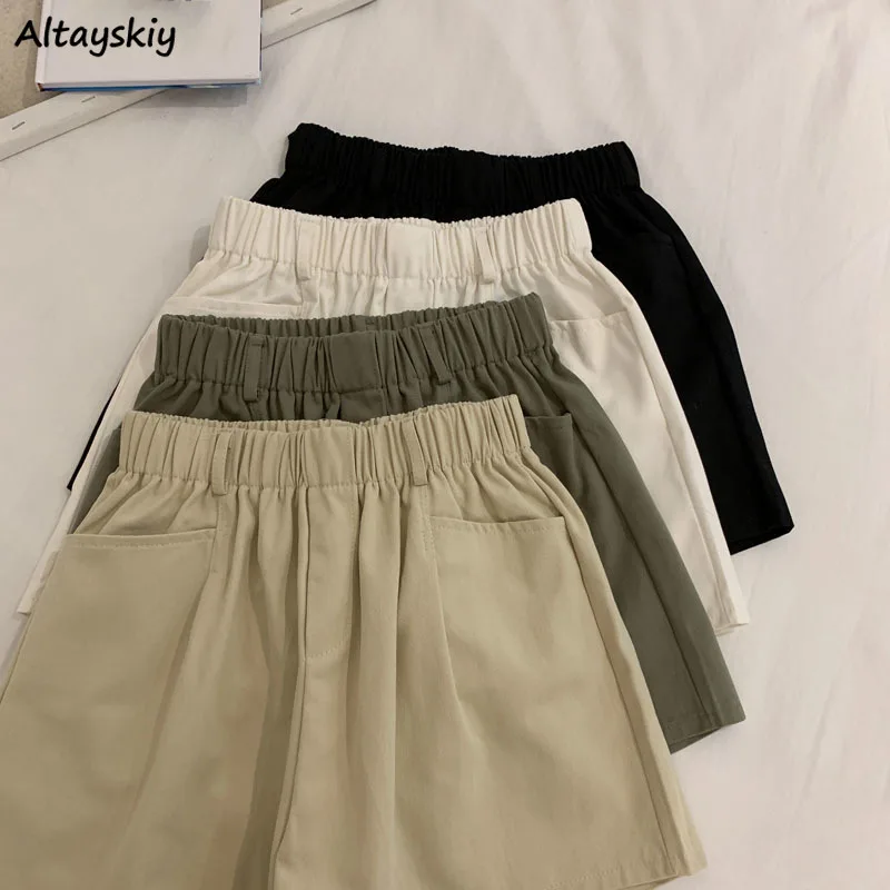 Shorts Women Casual Solid Loose Summer Ladies Korean Style Fashion All-match Simple Harajuku Ulzzang Cozy Vintage Retro Students
Shorts Women Casual Solid Loose Summer Ladies Korean Style Fashion All-match Simple Harajuku Ulzzang Cozy Vintage Retro Students