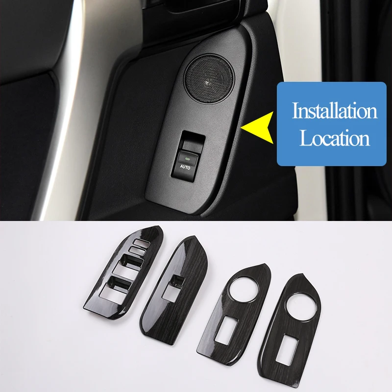 4 Pcs ABS Car Window Lift Button Frame Trim For Toyota Land Cruiser Prado FJ150 150 2014-2019 for Left Hand Drive
4 Pcs ABS Car Window Lift Button Frame Trim For Toyota Land Cruiser Prado FJ150 150 2014-2019 for Left Hand Drive