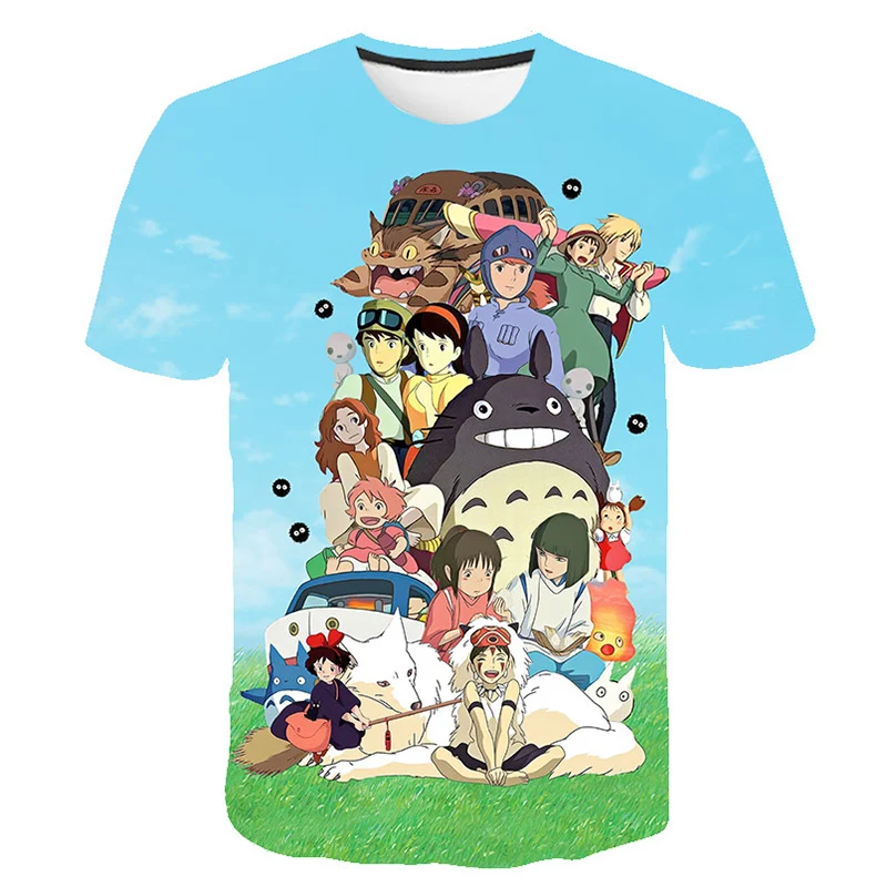 New Hayao Miyazaki My Neighbor Totoro Cute Boys Children Girls T-shirt 3D Cute Cat Face Mask T-shirt Casual Summer Short Sleeve
New Hayao Miyazaki My Neighbor Totoro Cute Boys Children Girls T-shirt 3D Cute Cat Face Mask T-shirt Casual Summer Short Sleeve