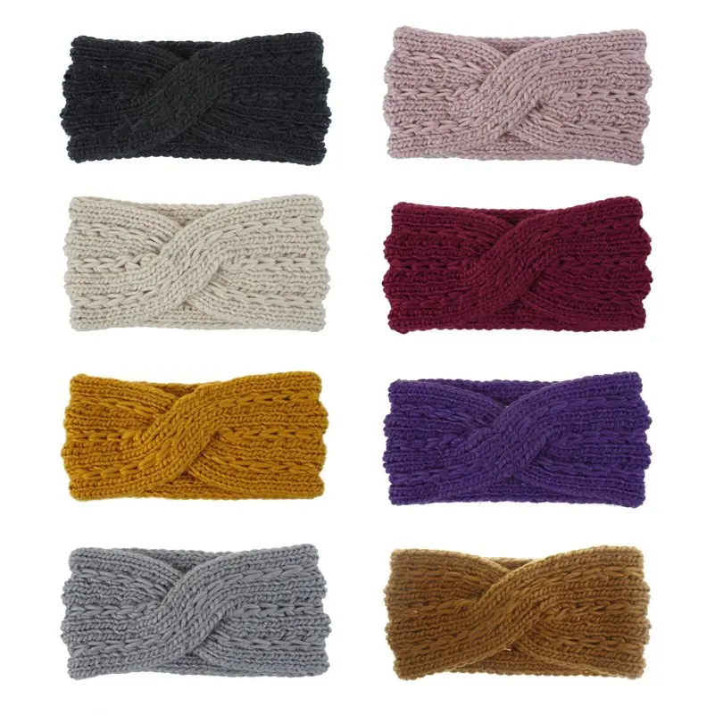 9 Colors Winter Warm Solid Knit Headbands for Women Lady Woolen Crochet Hairband Elastic Hair Band Handmade Turban Wide Headwear 
9 Colors Winter Warm Solid Knit Headbands for Women Lady Woolen Crochet Hairband Elastic Hair Band Handmade Turban Wide Headwear