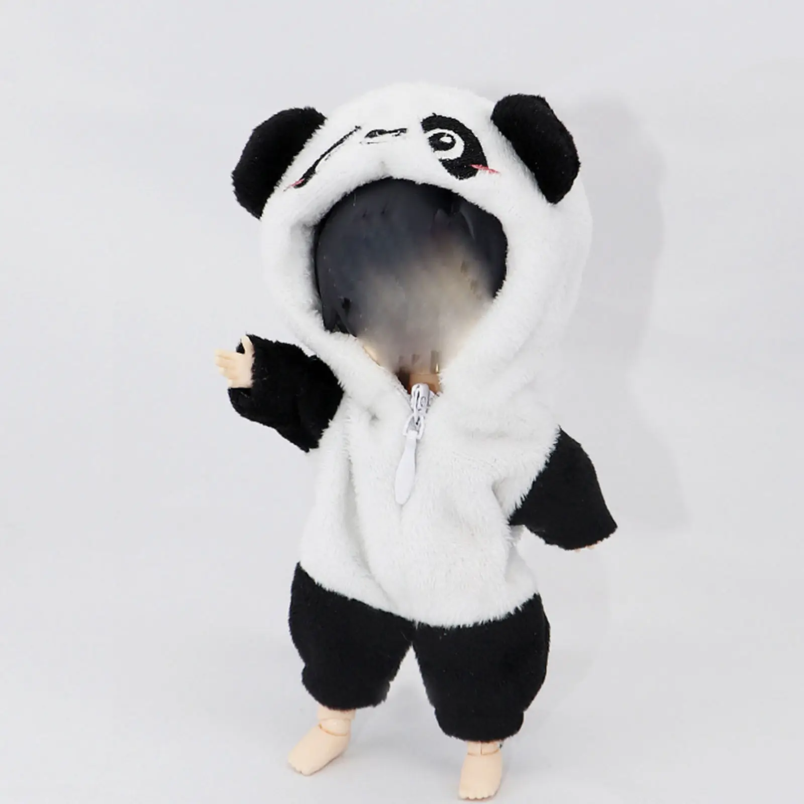 Doll Clothes Panda Jumpsuit Doll Accessories Doll Outfit with Zipper Animal Furnishing 16cm Plush for for Ob11 Baby Dolls
Doll Clothes Panda Jumpsuit Doll Accessories Doll Outfit with Zipper Animal Furnishing 16cm Plush for for Ob11 Baby Dolls
