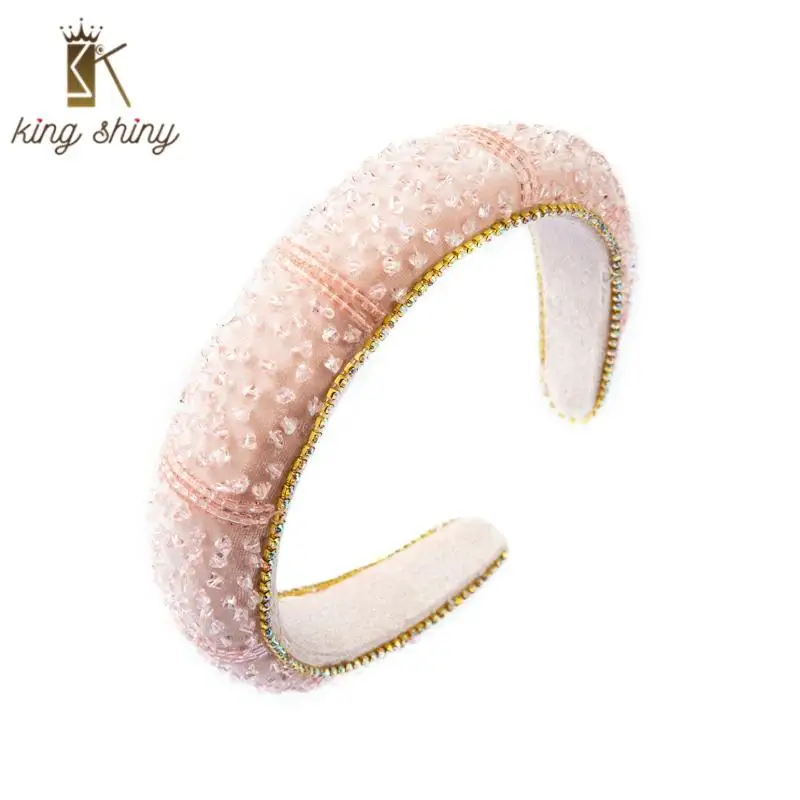 Baroque Multi Color Crystal Desigener Headband for Woman Hand Made Rhinestone Paded Thick Sponge Hairband Woman Party Headpieces
Baroque Multi Color Crystal Desigener Headband for Woman Hand Made Rhinestone Paded Thick Sponge Hairband Woman Party Headpieces