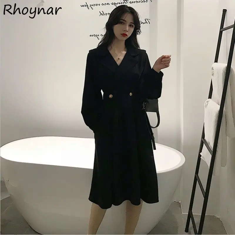 Long Sleeve Dress Women Spring Vintage Solid Office Ladies Elegant Simple Soft New Notched Daily Fashion Leisure Large Size Fit
Long Sleeve Dress Women Spring Vintage Solid Office Ladies Elegant Simple Soft New Notched Daily Fashion Leisure Large Size Fit