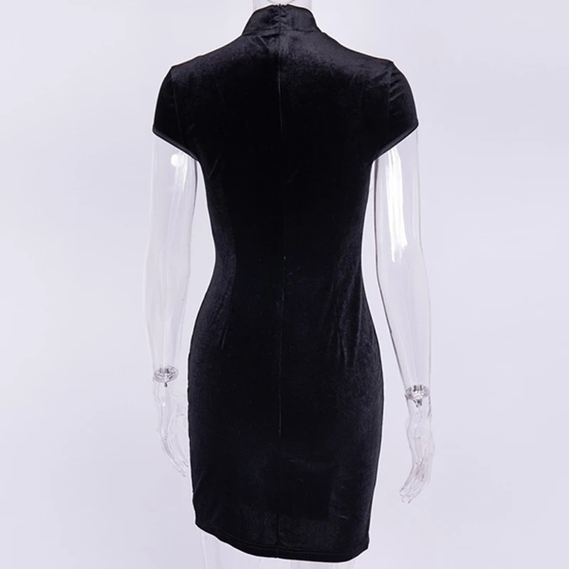 Chinese Dress Women Cheongsam Vintage 3Colors Satin Gothic Style Qipao Short/full Sleeve Party New Year Clothes Harajuku Vestido
Chinese Dress Women Cheongsam Vintage 3Colors Satin Gothic Style Qipao Short/full Sleeve Party New Year Clothes Harajuku Vestido