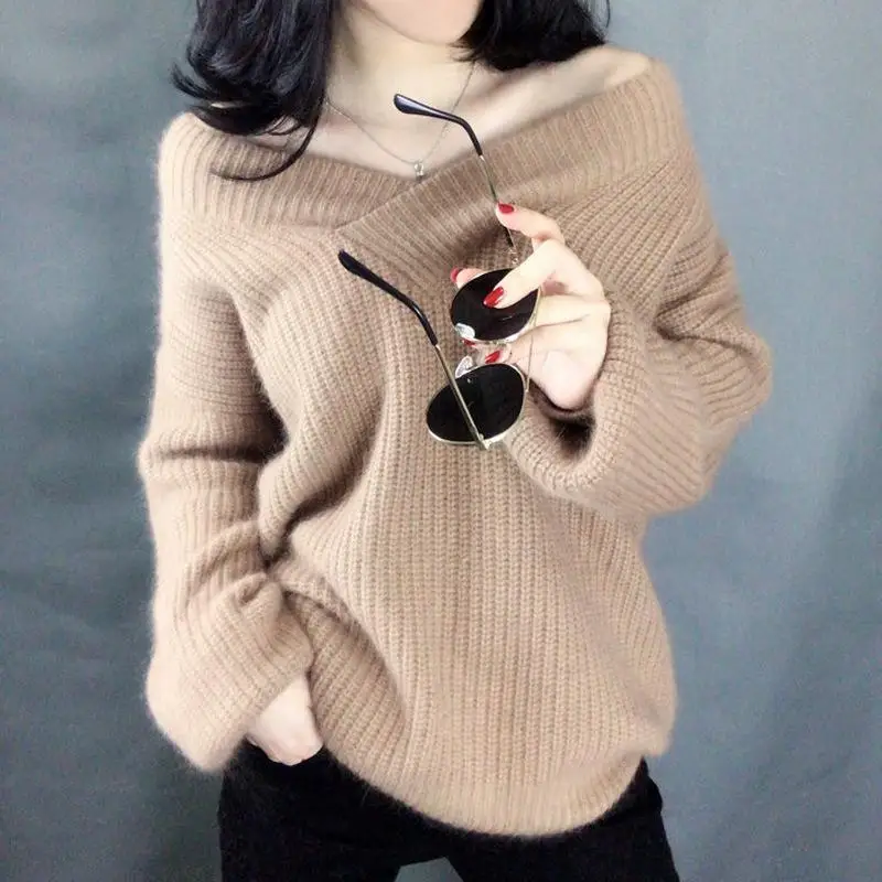 Large size women's autumn new Female sweater bottoming shirt sweater shirt women Clothing Casual Loose Warm Tops Knitted sweater
Large size women's autumn new Female sweater bottoming shirt sweater shirt women Clothing Casual Loose Warm Tops Knitted sweater