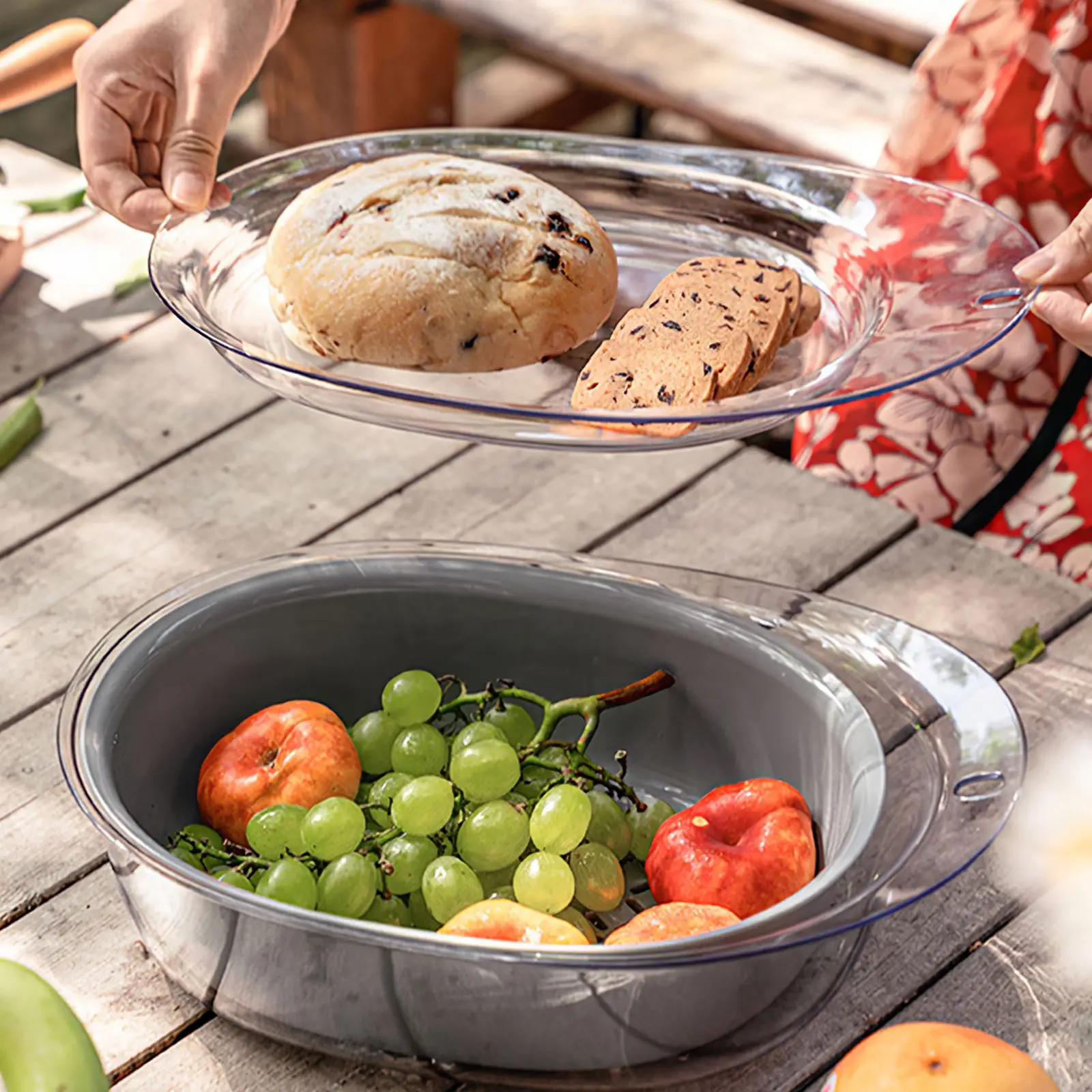 Multifunctional Three-Layer Drain Basket Filter Kitchen Refrigerator Drain Storage Box Plastic Fruit Storage Basket
Multifunctional Three-Layer Drain Basket Filter Kitchen Refrigerator Drain Storage Box Plastic Fruit Storage Basket