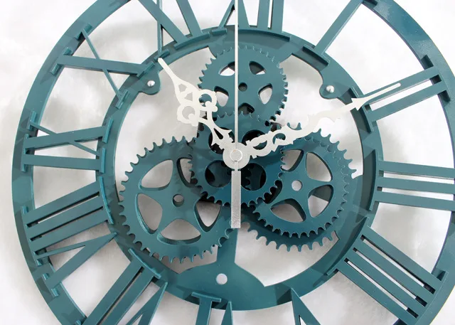 Gemstone Green European-Style Antique Gear Hanging Clock Vintage Large Wall Clock Living Room Decorative Gear Clock Wall Clock
Gemstone Green European-Style Antique Gear Hanging Clock Vintage Large Wall Clock Living Room Decorative Gear Clock Wall Clock