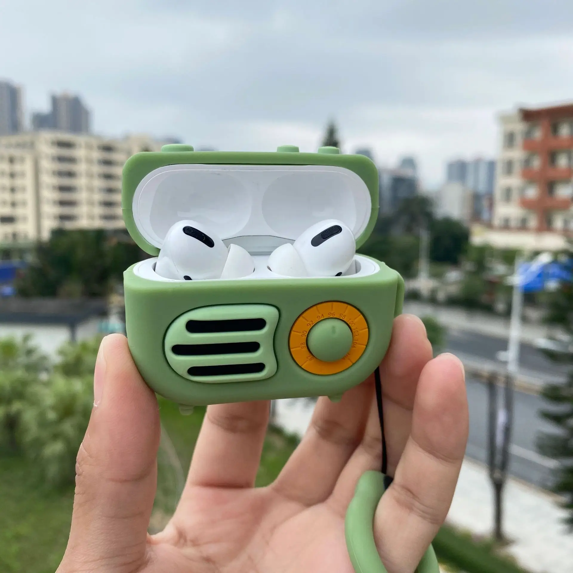 Креативный чехол для Airpods Pro, силиконовый нескользящий противоударный защитный чехол, аксессуар для Bluetooth наушников
Креативный чехол для Airpods Pro, силиконовый нескользящий противоударный защитный чехол, аксессуар для Bluetooth наушников