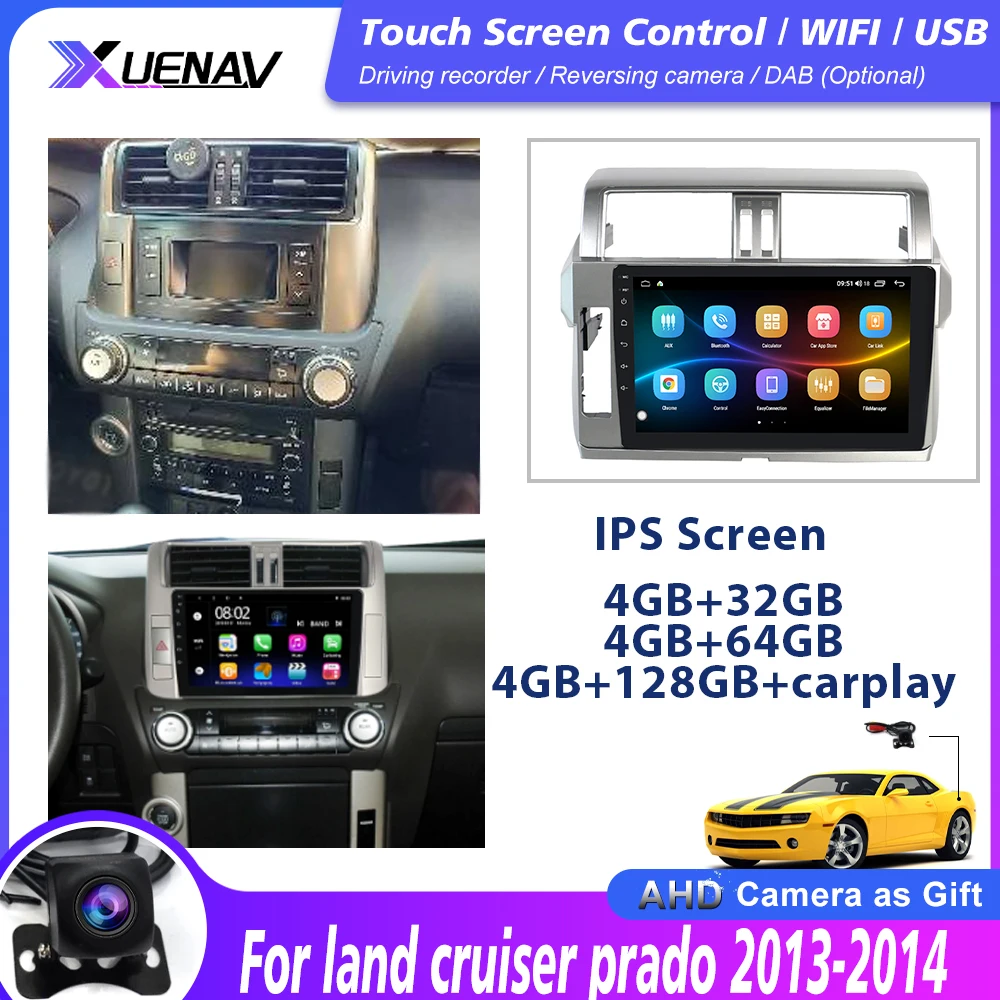 128G For Toyota Land Cruiser Prado 2013-2014 Car Radio Multimedia Video Player Navigation GPS for Toyota support video out
128G For Toyota Land Cruiser Prado 2013-2014 Car Radio Multimedia Video Player Navigation GPS for Toyota support video out