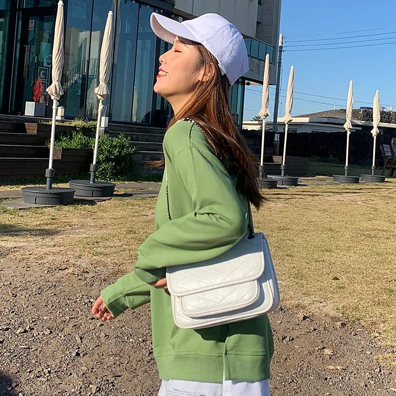 Blank Version Bag Female 2020 Net Celebrity Trend Wave Bag Fashion Shoulder Messenger Bag Street Casual Chain Bag Handbag Women
Blank Version Bag Female 2020 Net Celebrity Trend Wave Bag Fashion Shoulder Messenger Bag Street Casual Chain Bag Handbag Women