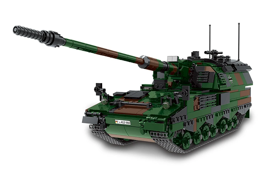 Xingbao 06047 Germany Military Bricks Series Panzerhaubitze 2000 Self-Propelled Cannon Set Building Blocks Tank Model Kits Gifts
Xingbao 06047 Germany Military Bricks Series Panzerhaubitze 2000 Self-Propelled Cannon Set Building Blocks Tank Model Kits Gifts